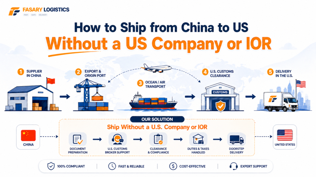 Ship from China to US Without a US Company or IOR