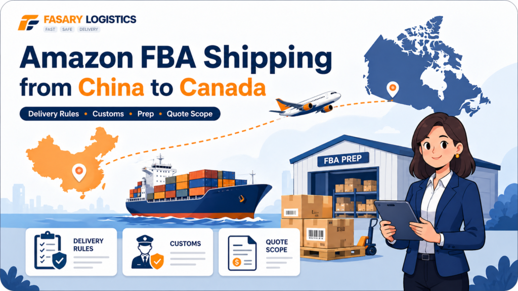 Amazon FBA Shipping from China to Canada: Delivery Rules, Customs, Prep, and Quote Scope