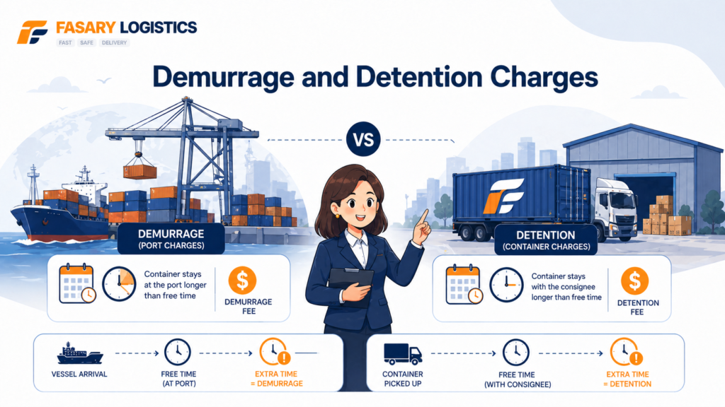 Demurrage and Detention Charges