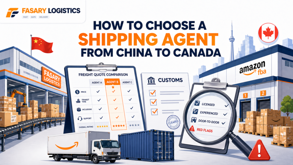 How to Choose a Shipping Agent from China to Canada: Quotes, Customs, Delivery Scope, and Red Flags