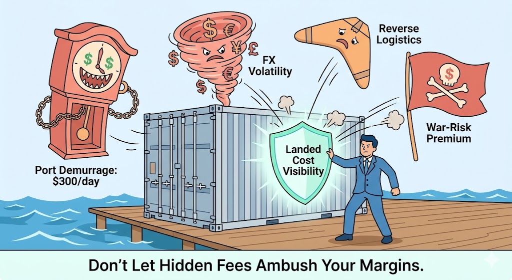 Landed cost visibility