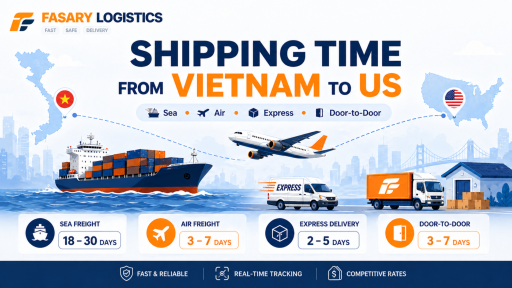Shipping Time from Vietnam to US