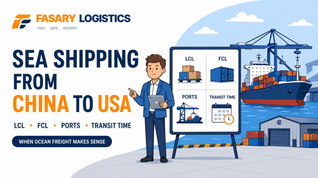 sea freight from china to usa