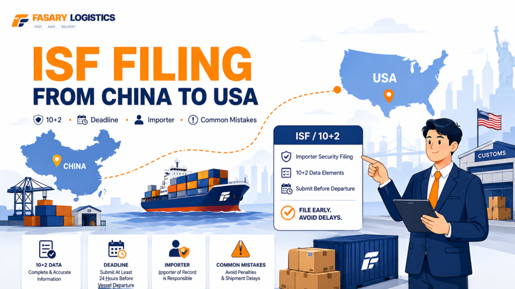 ISF Filing from China to USA: 10+2 Requirements, Deadline, Importer Responsibility, and Common Mistakes