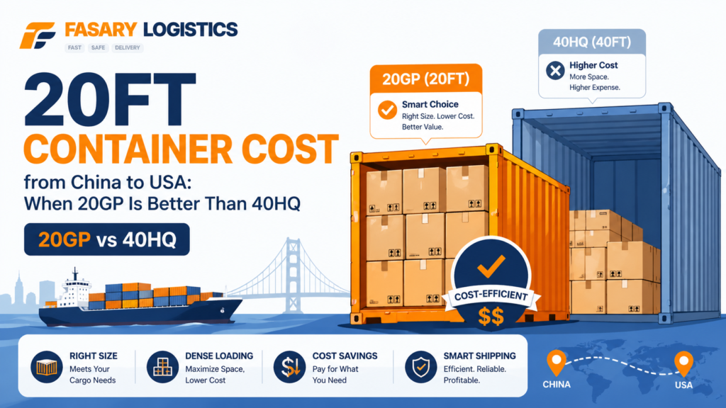 20FT Container Shipping Cost from China to USA: When 20GP Is Better Than 40HQ