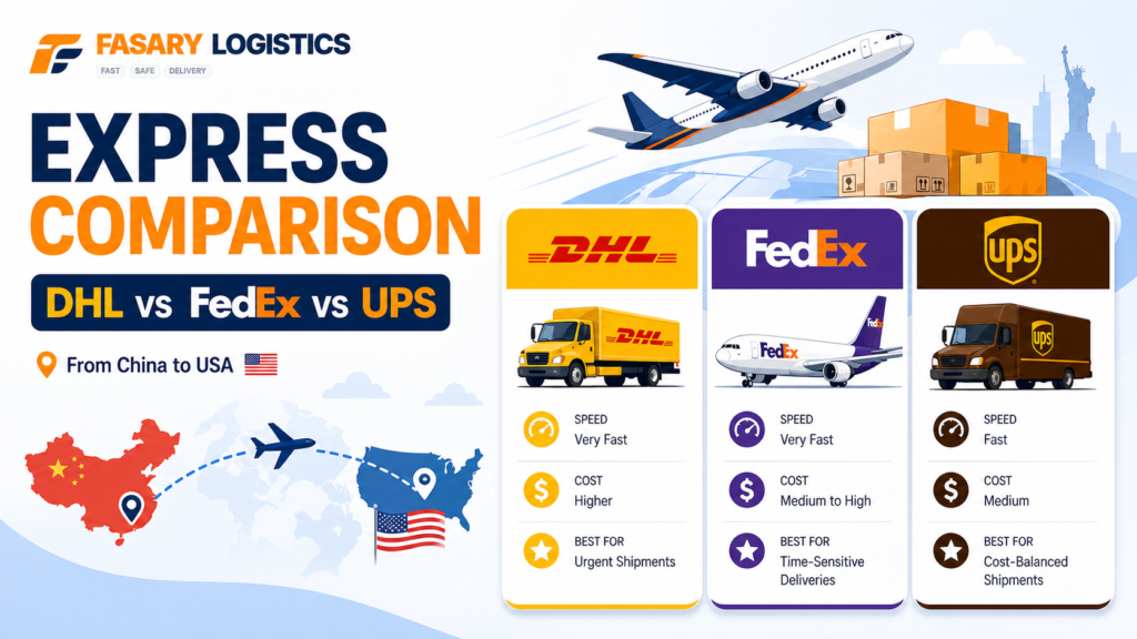 DHL vs FedEx vs UPS from China to USA: Which Express Option Is Better?