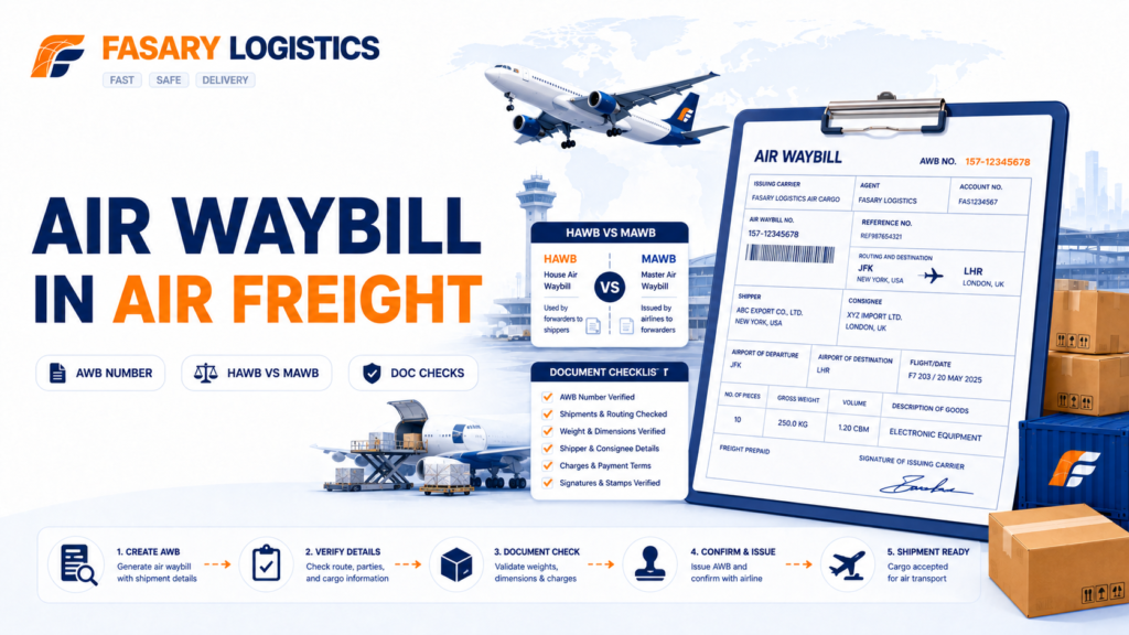 Air Waybill (AWB) in Air Freight: AWB Number, HAWB vs MAWB, and Document Checks