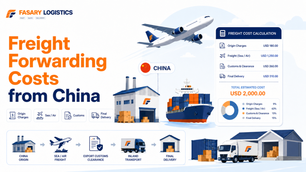 Freight Forwarding Costs from China: How Shipping Costs Are Calculated