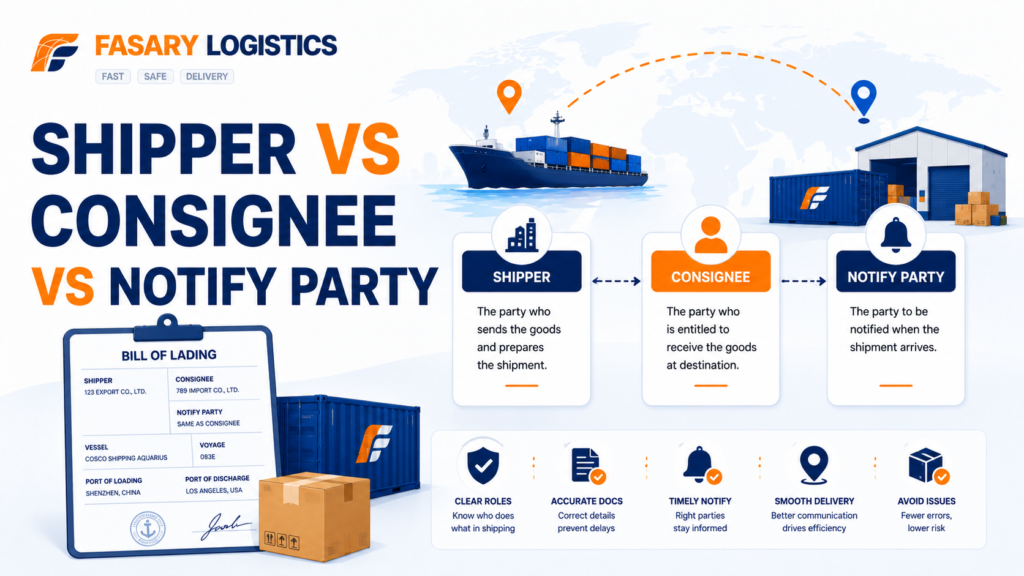 Shipper vs Consignee vs Notify Party: What Importers Should Check on Shipping Documents