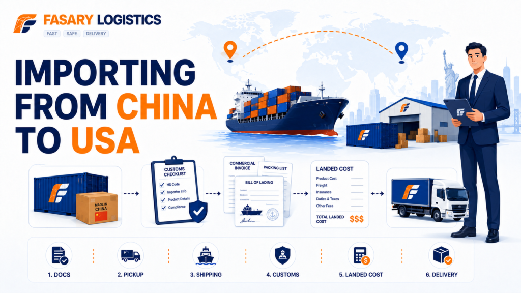 Importing from China to USA: Documents, Customs, Shipping, and Landed Cost Checklist